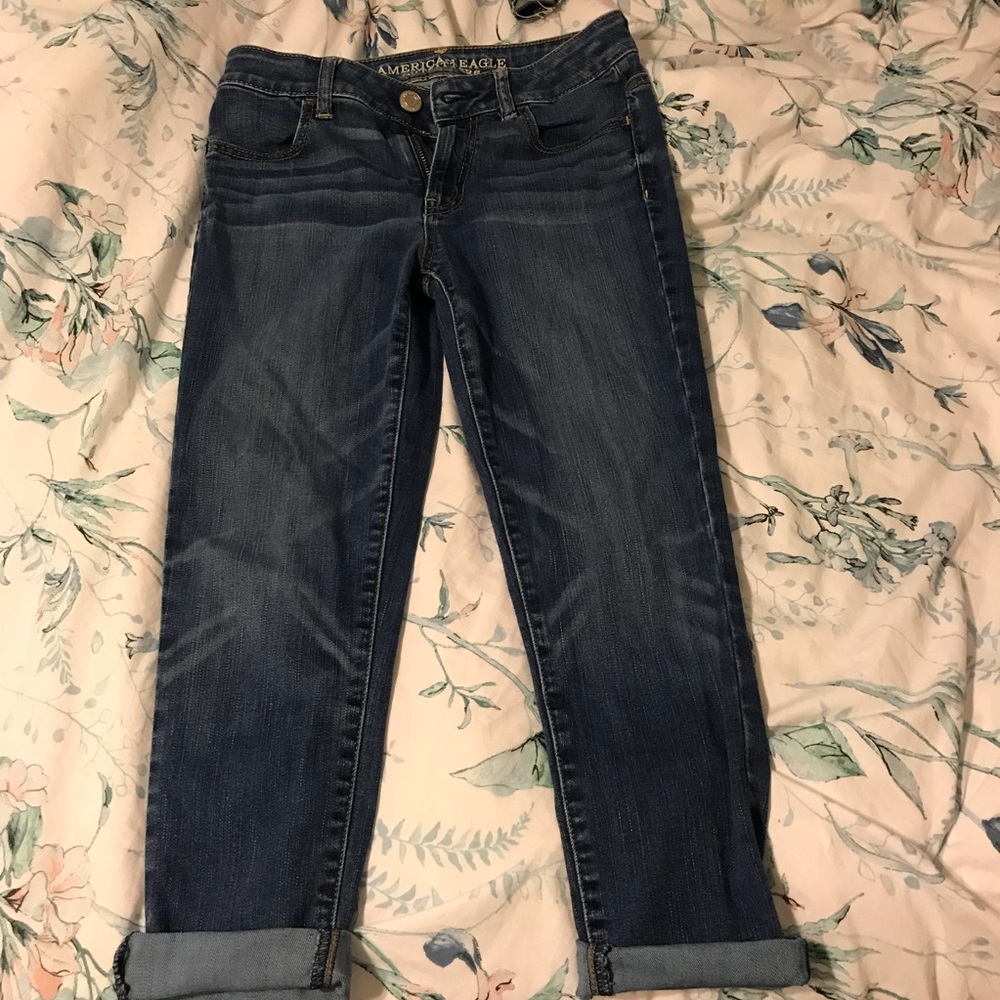 American Eagle crop jeans